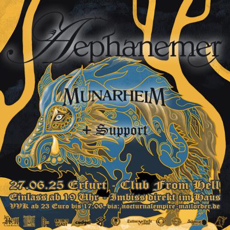 Flyer von Termin "Aephanemer + Munarheim"