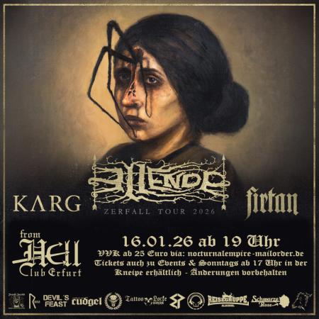 Flyer von Termin "Ellende, Karg, Firtan"