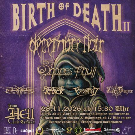 Flyer von Termin "Birth of Death II"