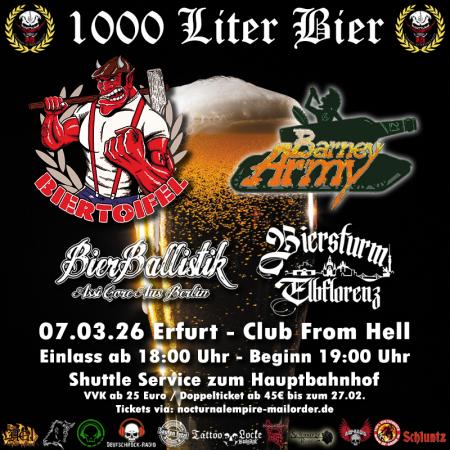 Flyer von Termin "1000 Liter Bier Tag 2"