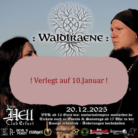 Flyer von Termin " Waldtraene"