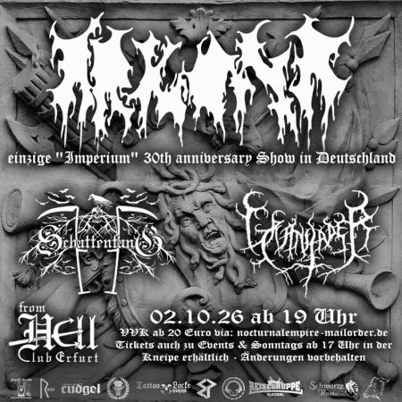 Flyer von Termin "Arkona + Schattenfang + Granitader"