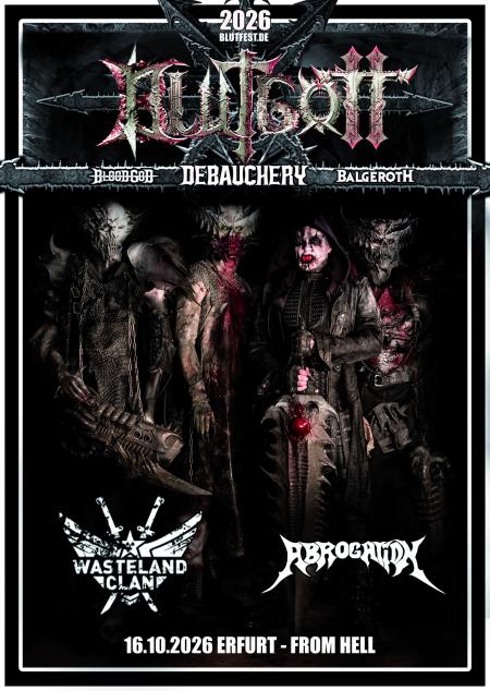 Flyer von Termin "Blutfest 2026"