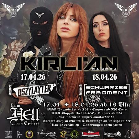 Flyer von Termin "Kirlian Camera Doppelshow"