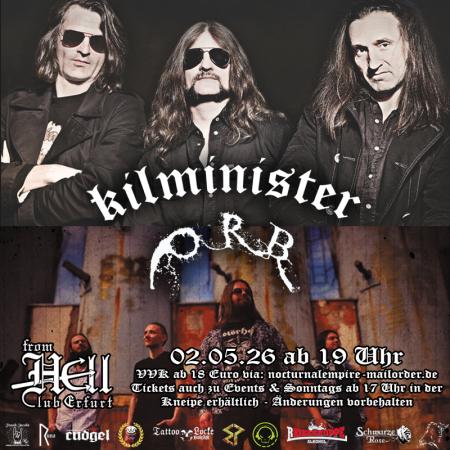Flyer von Termin "Kilminister - Tribute to Motörhead"
