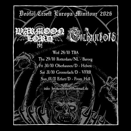 Flyer von Termin "Warmoon Lord + Grabunhold"